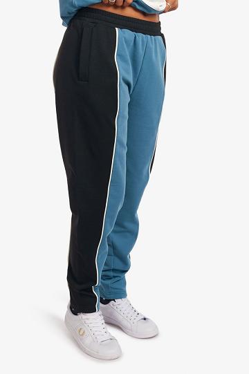 Fred Perry Colour Block Sweat Naisten Housut Mustat | FI 1108MQZA